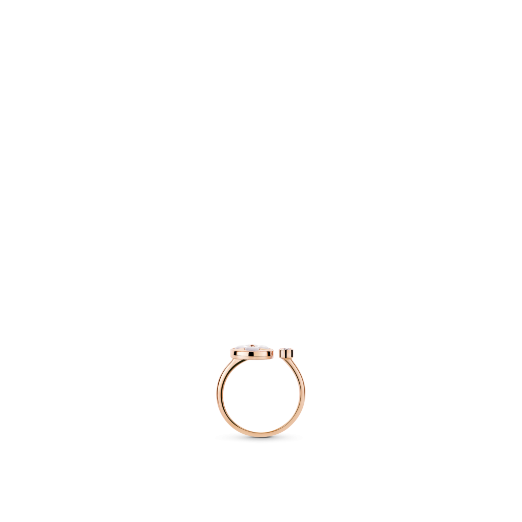 Louis Vuitton Colour Blossom Mini Sun Ring, Pink Gold, White Mother-Of-Pearl And Diamond